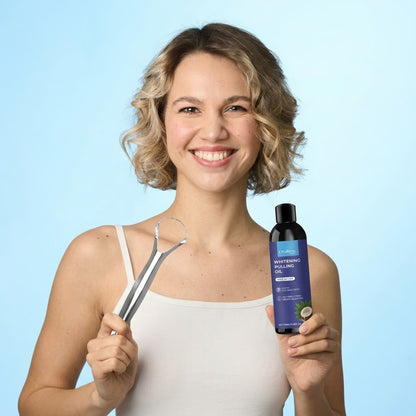 COCOWHITE™ – Професионално Oil Pulling Избелване за 7 Дни